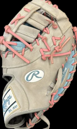 Used Rawlings PRORDCT-10CBP HEART OF THE HIDE BB/SB First Base RH Throw Royal Blue 13"