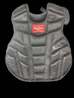 Used Rawlings RAWLINGS CHEST PROTECTOR Catchers Chest Protector Black Youth