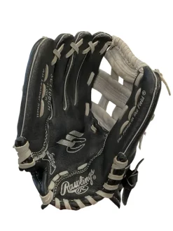 Used Rawlings SC110BGH BB/SB Glove LH Throw Black 11"