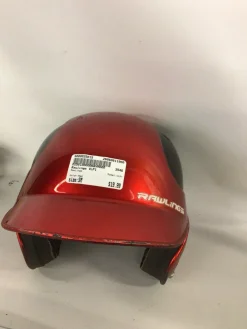 Used Rawlings VLP1 Batting Helmet No Mask Red SM