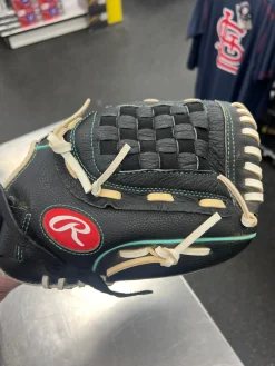 Used Rawlings WFP115MT BB/SB Glove RH Throw Black 11 1/2