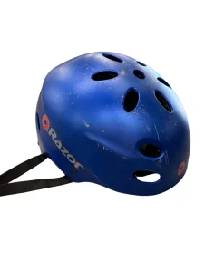 Used Razor Skateboard Helmet Royal Blue SM