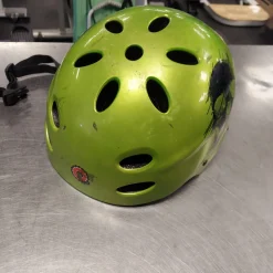 Used Razor Skateboard Helmet Green LG