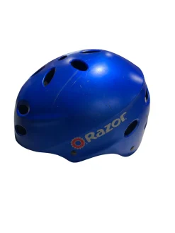Used Razor Skateboard Helmet Royal Blue SM