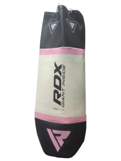 Used RDX GIANT INSIDE UNFILLED Boxing Heavy Bag Black And Pink 50 lb