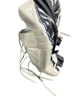 Used Reebok Hockey GOALIE LEG PADS Goalie Leg Pads Senior Black 33