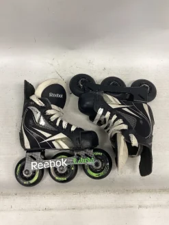 Used Reebok 3K FITLITE Roller Hockey Skates Black Youth 08.0