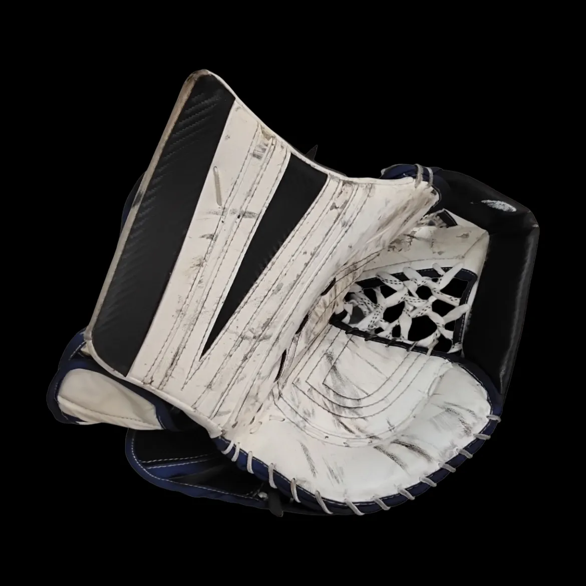 Used Reebok 18K SR Senior Goalie Catcher White