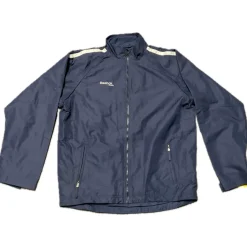 Used Reebok LIGHTWEIGHT Hockey Skate Jacket Senior Navy Blue MD
