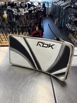 Used Reebok RBK PREMIER SERIES Inter Goalie Blocker White