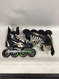 Used Reebok Roller Hockey Skates Black Junior 04