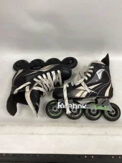 Used Reebok Roller Hockey Skates Black Junior 04