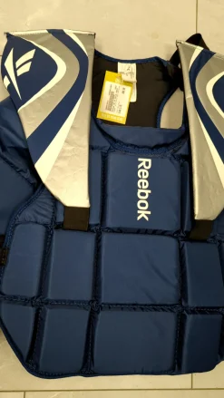 Used Reebok SR 1K GOLIE CHEST PROTECTOR Street Body Armor Navy Blue L/XL