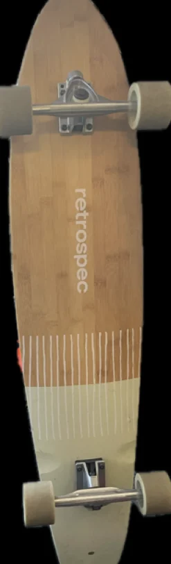 Used Retrospec ZED BAMBOO/WHT Longboard Brown Long