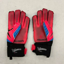 Used Reusch WAOZANI Soccer Goalie Gloves Pink 9
