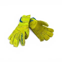 Used Reusch XRD Soccer Goalie Gloves Yellow 8