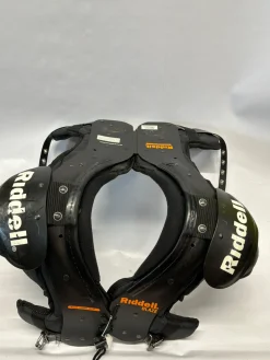 Used Riddell BLAZE FB Shoulder Pads Black LG
