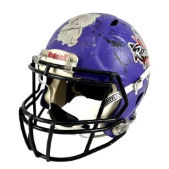 Used Riddell SPEED Football Helmet Purple LG