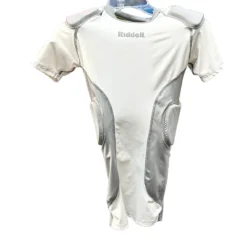 Used Riddell YOUTH PADDED SHIRT FB Top Youth White SM