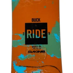 Used Ride BUCKWILD Boys Snowboard Only Carolina Blue 139 cm