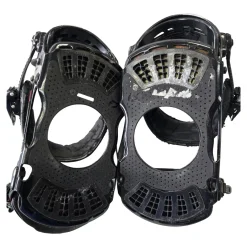 Used Ride DELTA SNOWBOARD BINDINGS Mens Binding Only Black L/XL