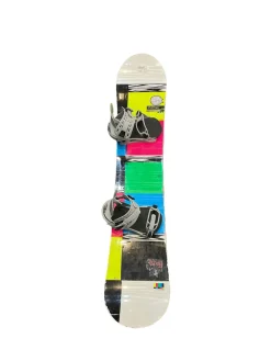 Used Ride DHK SERIES 145CM Mens Board/Bindings White/Black/Yellow 145 cm