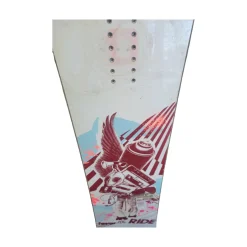 Used Ride FEVER Womens Snowboard Only White 147 cm