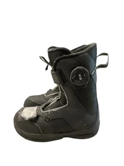 Used Ride NORRIS BOA SZ Y 13 Boys Snowboard Boots Black Youth 13.0