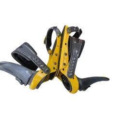Used Ride PRESTON SNOWBOARD BINDINGS Mens Binding Only Yellow LG