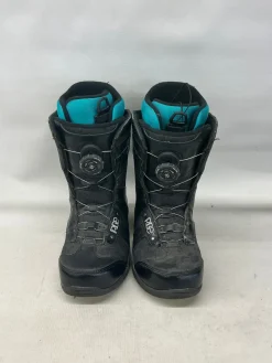 Used Ride SAGE BOA COILER Womens Snowboard Boots Black Senior 8