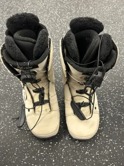 Used Ride SAGE Mens Snowboard Boots Brown Senior 8.5