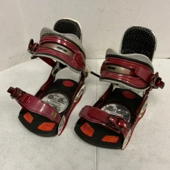 Used Ride TEAM Mens Binding Only Red LG
