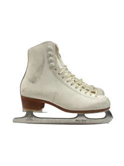 Used Riedell 9506 SZ 6.5 WomensFigure Skate White Senior 6.5
