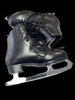 Used Riedell FIGURE SKATE WomensFigure Skate Black Senior 8.5