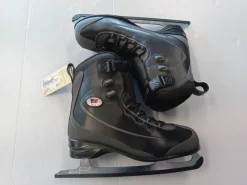 Used Riedell Mens Figure Skate Black Senior 12
