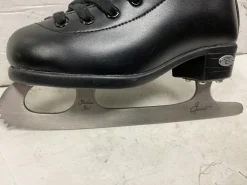 Used Riedell OPAL Boys Figure Skate Black Youth 12.0