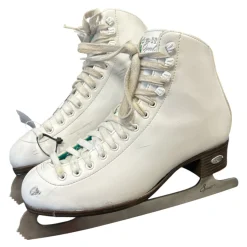 Used Riedell OPAL Womens Figure Skate White Senior 8