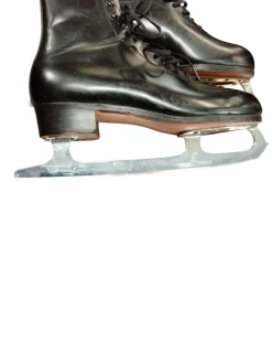 Used Riedell SILVER STAR 355 Mens Figure Skate Black Senior 9