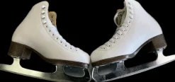 Used Riedell 110W Girls Figure Skate White Junior 04