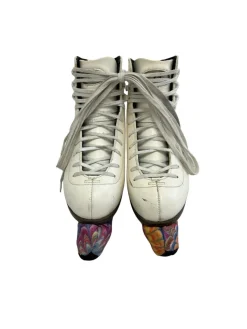 Used Riedell 15W Girls Jr 3.5 Figure Skates