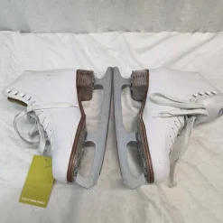 Used Riedell WOMENS FIGURE SKATES WomensFigure Skate White Senior 10