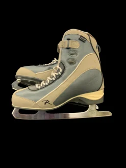 Used Riedell WomensFigure Skate Grey Senior 10
