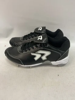 Used Ringor SOFTBALL CLEATS BB/SB Cleats Black Senior 7.5