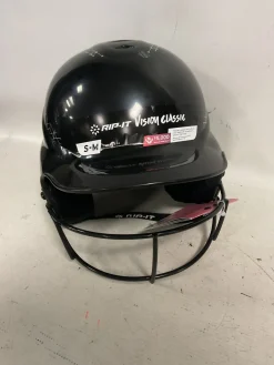 Used RIP-IT VISION CLASSIC Batting Helmet w/Mask Black S/M