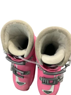 Used Roces IDEA ADJUSTABLE Girls DH Ski Boot Pink 225 MP - J04.5 - W5.5
