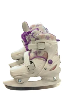 Used Roces IDEA Womens DH Ski Boot White 255 MP - M07.5 - W08.5