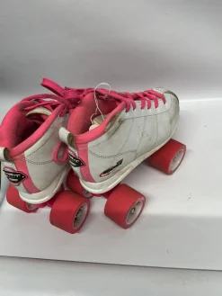 Used ROCKET CRAZY Junior Roller Quad Skates White Junior 01