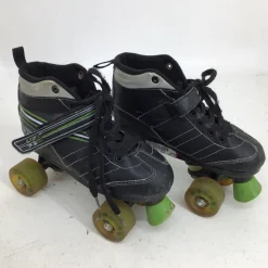 Used RollerDerby LASER 7.9MX JR 5 QUAD SKATES Junior Roller Quad Skates Black Junior 05