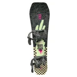 Used Rome SLAP STICK Boys Snowboard Only Black 130 cm