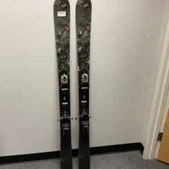 Used Rossignol BLACK OPS SMASHER Mens DH Ski/Binding Charcoal And Orange 150 cm